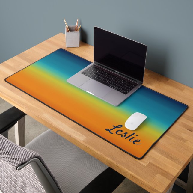 Southwest Sunset Colours Personalised Desk Mat (Office 2)