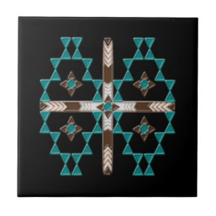 Southwest Symmetry Ceramic Tile