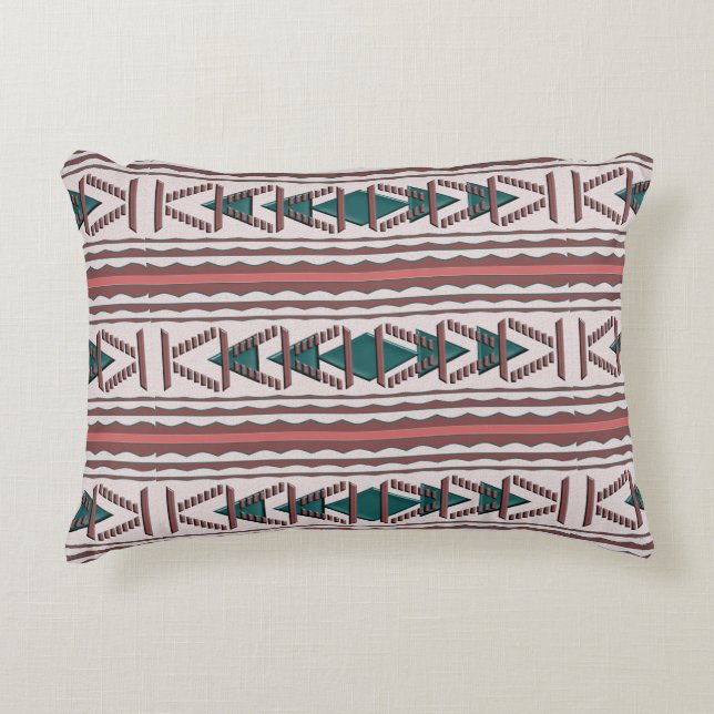 Southwest Tapestry Cotton Accent Pillow 12"x16" (Front)