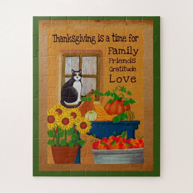 Southwest Thanksgiving Kid Size Jigsaw Puzzle (Vertical)