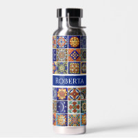 Southwest Tile Design Personalise Name Colourful