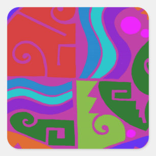 Southwest Tortuga Square Sticker