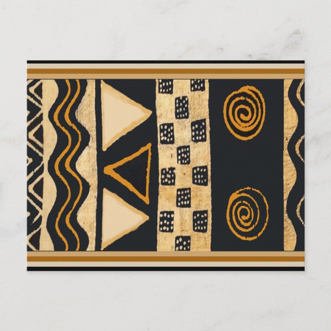 Southwest Tribal Native American Design Postcard (Front)