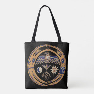 Southwest Tribal Rain Dance Tote Bag