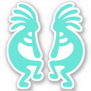 Southwest Turquoise Kokopelli Shape