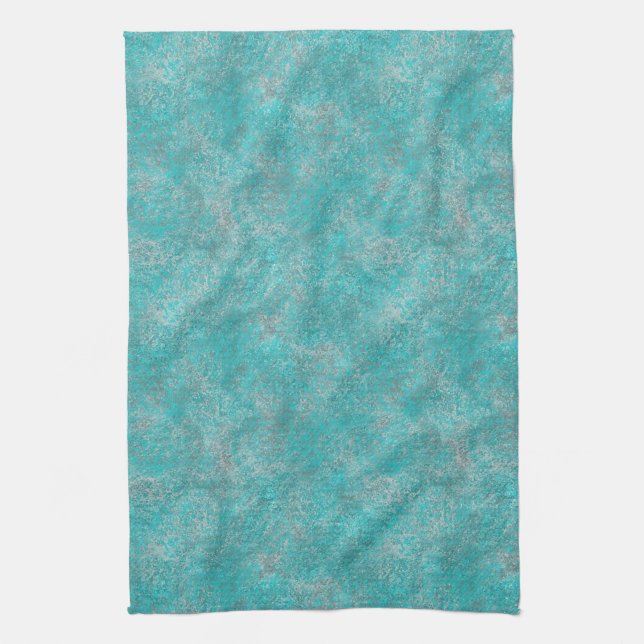 Southwest Turquoise Tea Towel (Vertical)