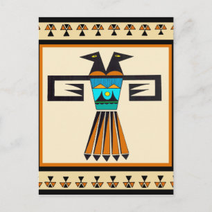 Southwest Twin Bird Head Postcard