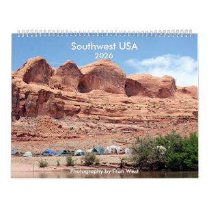 Southwest USA: Arizona and Utah 2026 Calendar