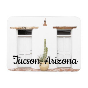 Southwest White Entry Tucson, Arizona Postcard Magnet