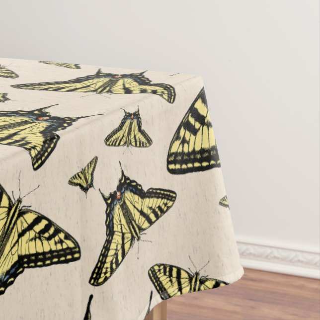 Southwest Yellow Swallowtail Butterflies Large Tablecloth (In Situ)