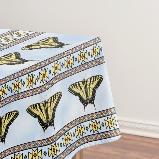 Southwest Yellow Swallowtail Butterflies Small Tablecloth (In Situ)