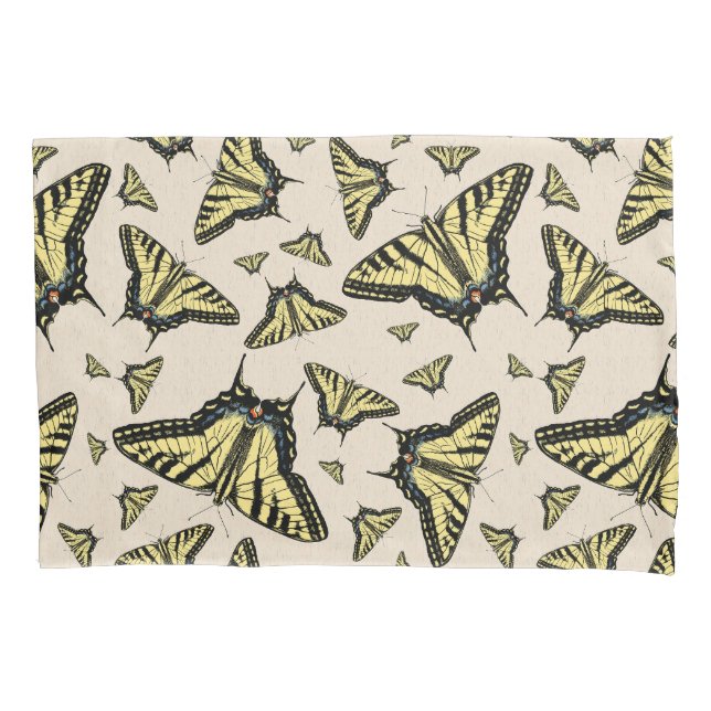 Southwest Yellow Swallowtail Butterflies Standard Pillowcase (Front-Left)
