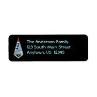 Southwest Zuni Inlay on Black