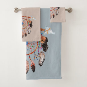 Southwestern American Indian Dreamcatcher Bath Towel Set