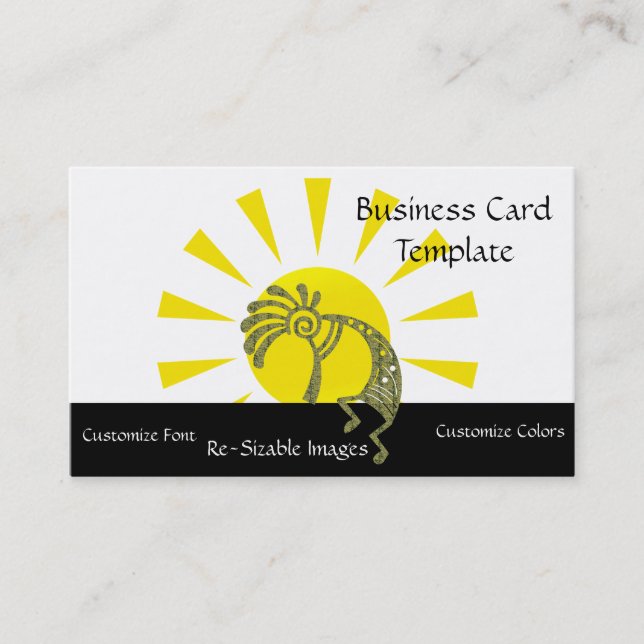 Southwestern Arizona Kokopelli Business Card (Front)