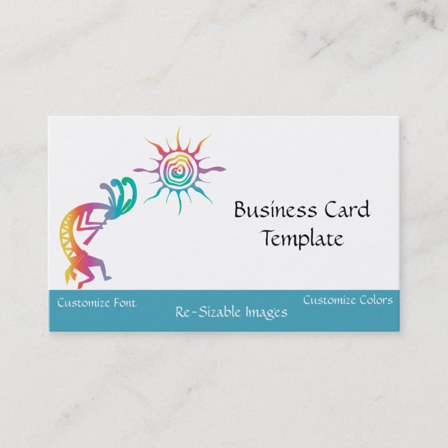 Southwestern Arizona Kokopelli Business Card (Front)