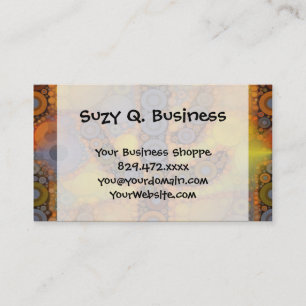 Southwestern Arizona Saguaro Cactus Mosaic Design Business Card
