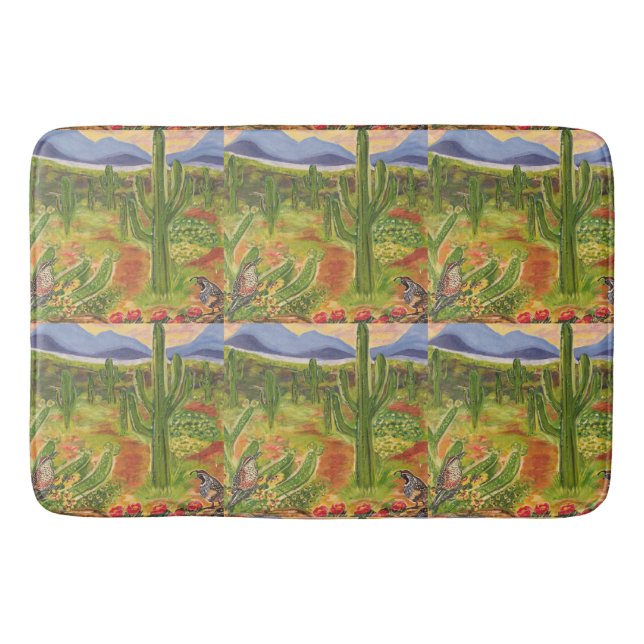 Southwestern Art Bath Mat (Front)