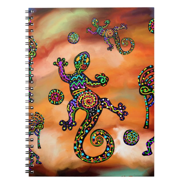 Southwestern Art Kokopeli Notebook (Front)