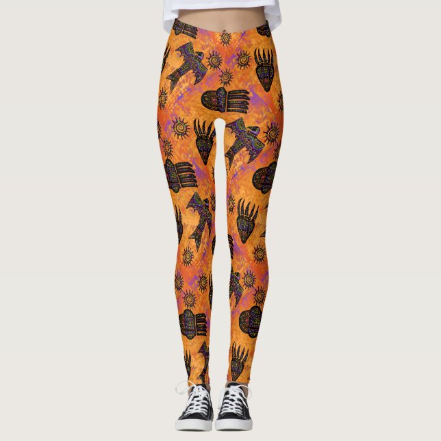Southwestern Art Leggings (Front)