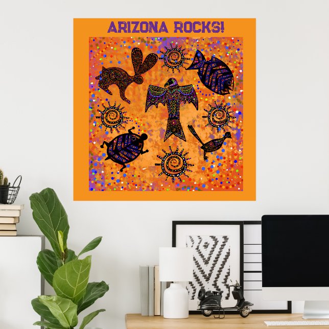 Southwestern Art Poster (Home Office)