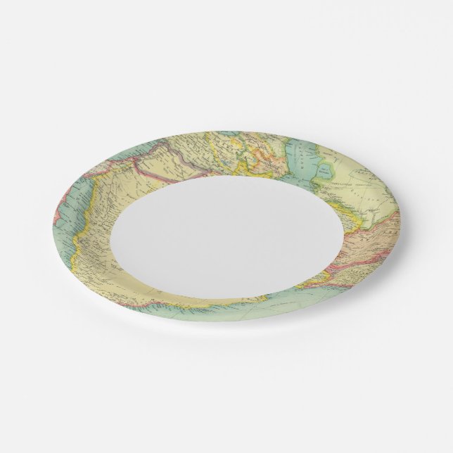 Southwestern Asia Paper Plate (Angled)