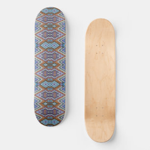Southwestern Bead Art Skateboard