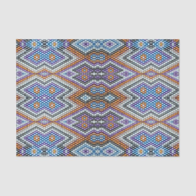 Southwestern Bead Art Tissue Paper (Front)