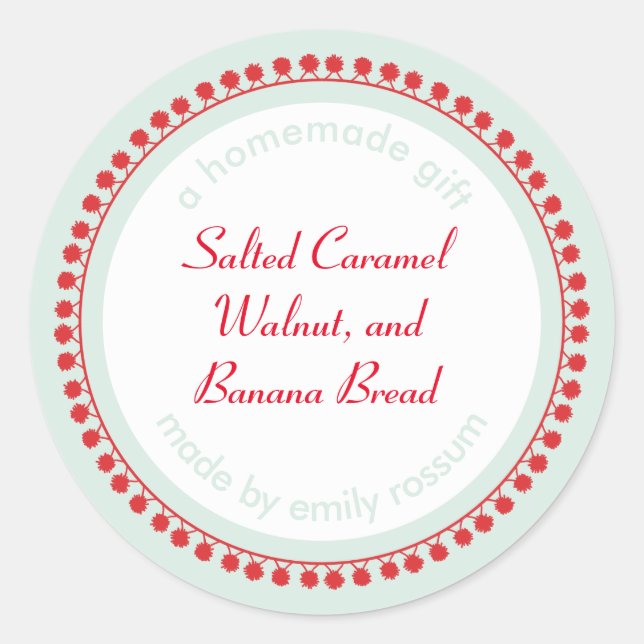 Southwestern Blanket Holiday Gift Label (Front)