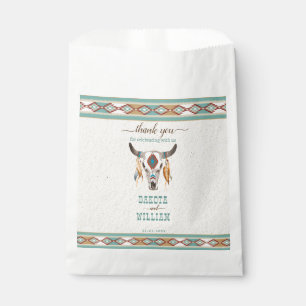 Southwestern boho tribal ranch wedding thank you favour bags