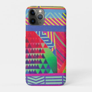 southwestern borders and triangles collage iPhone 11 pro case