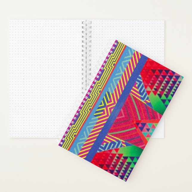 southwestern borders and triangles collage notebook (Inside)