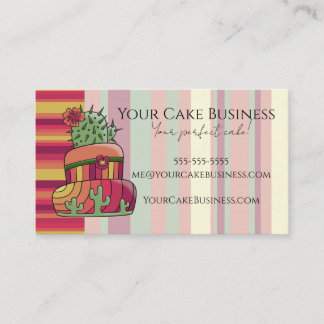 Southwestern Cactus Business Card