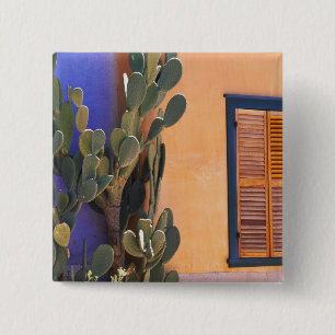 Southwestern Cactus (Opuntia dejecta) and 15 Cm Square Badge