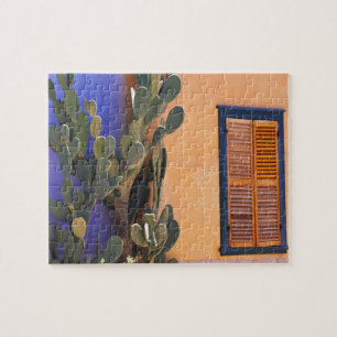 Southwestern Cactus (Opuntia dejecta) and Jigsaw Puzzle