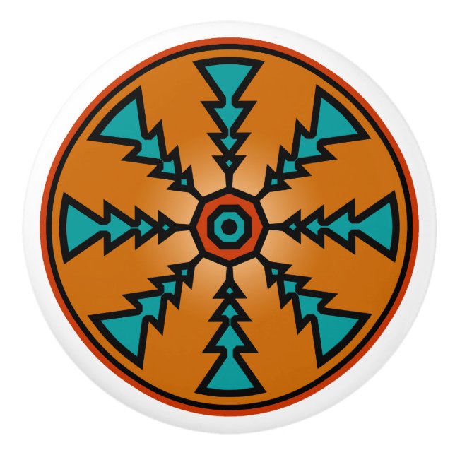 Southwestern Ceramic Knobs (Front)