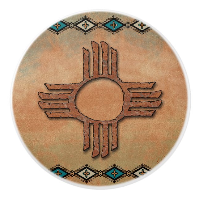 Southwestern Ceramic Knobs (Front)