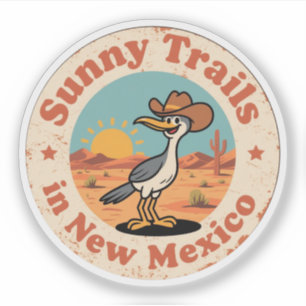 Southwestern Charm_ New Mexico Roadrunner Vintage