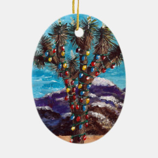 "Southwestern Christmas" Ceramic Tree Decoration