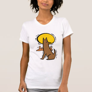 Southwestern Coyote Design Art T-shirt
