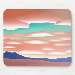 Southwestern Desert and Sky Minimalist Art  Mouse Mat