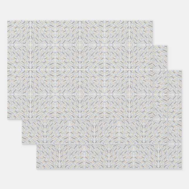 Southwestern Desert Colours Pattern Wrapping Paper Sheet (Set)