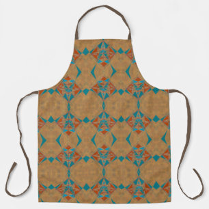 Southwestern Desert Indian Star Man Design Art Apron
