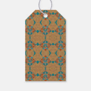 Southwestern Desert Indian Star Man Design Art Gift Tags
