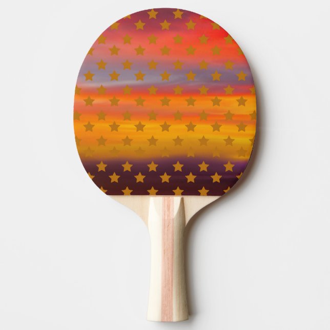 Southwestern Desert Stars And Stripes Abstract Art Ping Pong Paddle (Front)