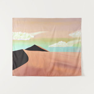 Southwestern Desert with Dunes Minimalist Art Tapestry