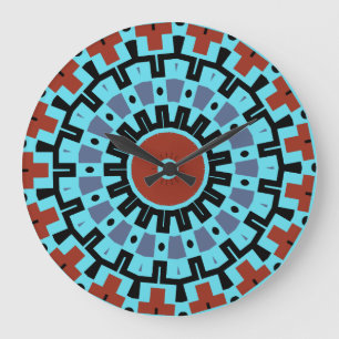 Southwestern Design Large Clock