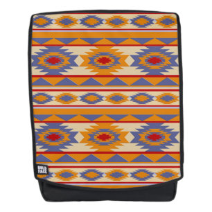 Southwestern ethnic geometric pattern backpack