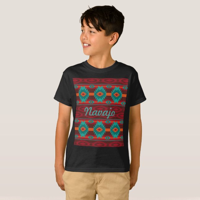 Southwestern ethnic geometric pattern .name T-Shirt (Front Full)