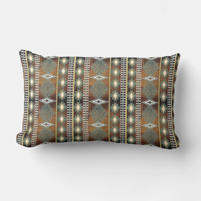 Southwestern Ethnic Native American Lumbar Cushion (Front)